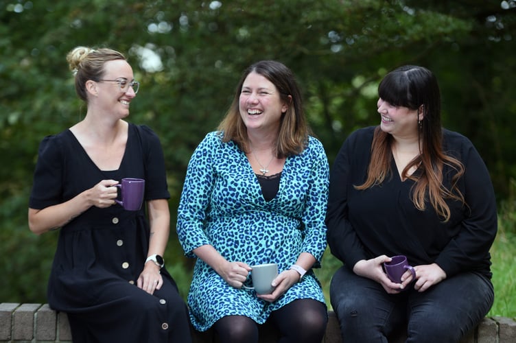 The Agile team: Charla Symons, Rachel Foster and Lyssa-Fee Crump