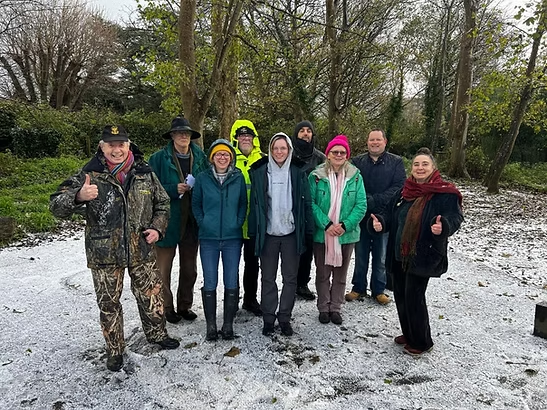 Neglected green area in Camborne gets a makeover