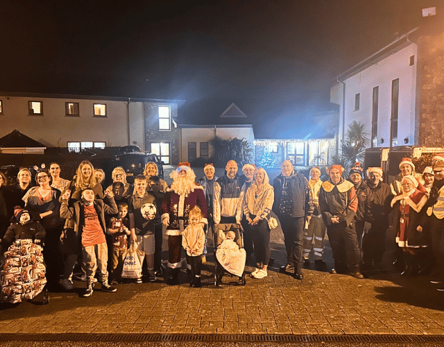 Decorated tractors deliver gifts from Par Market to children’s hospice