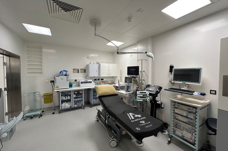 Surgical Hub Anaesthetics Room.