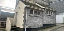 Former public convenience among buildings in Penryn up for auction