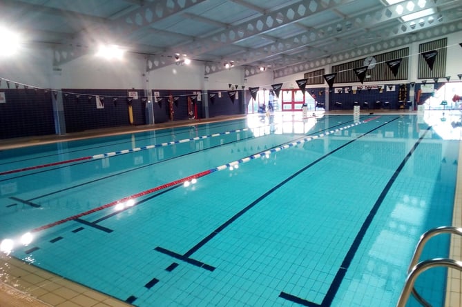 Helston Leisure Centre pool.