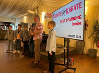 Awards handed out at Atlantic Karate Club presentation night