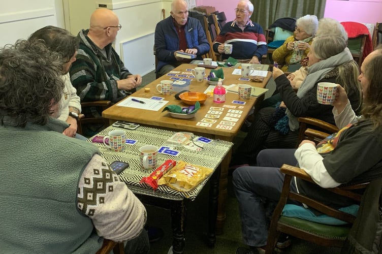 Oddfellows Friendship Group card bingo.