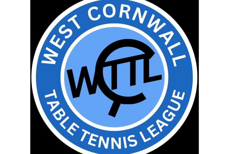 West Cornwall Table Tennis League logo.