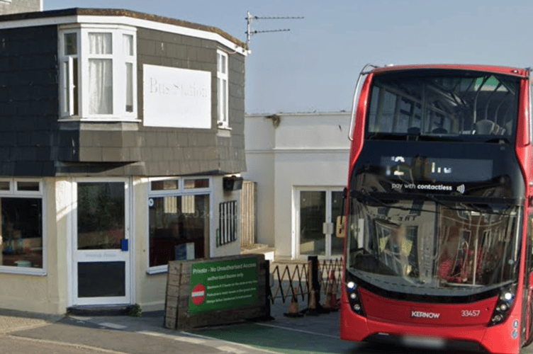 St Ives Bus Station.