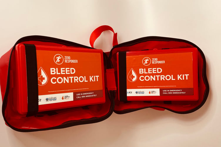 Six new bleed control kits have been acquired for various locations in and around Liskeard