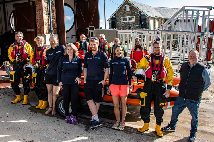 The Oars of Thunder crew are still taking donations for the local RNLI who supported them in their rowing challenge across the Atlantic. (Picture: RNLI Looe)