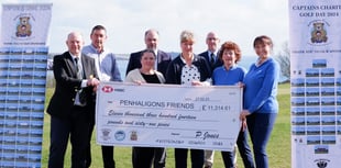 Golf club raises more than £11,000 for bereaved children's charity